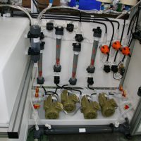 配水和再循环泵的详细视图