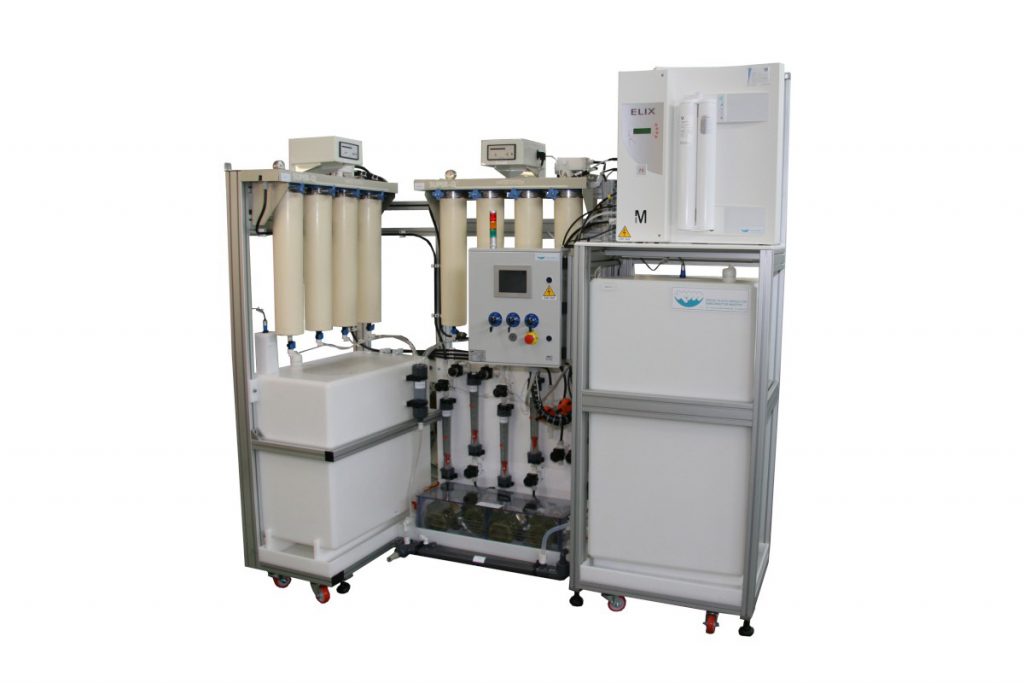 双H2ODI生产系统:18 Mohm水质输出。自来水入口